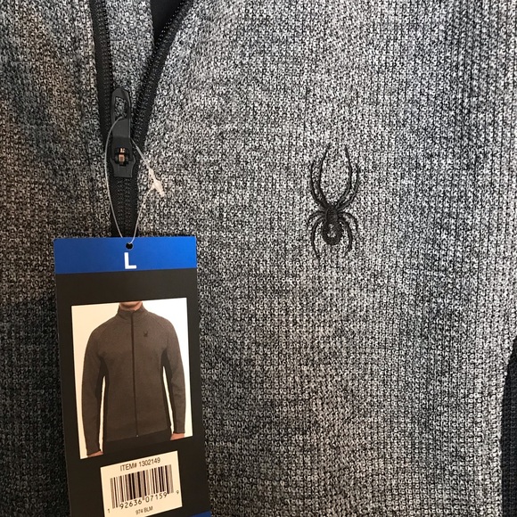 🆕 Spyder Foremost Full Zip Stryke Sweater Jacket - Picture 5 of 6